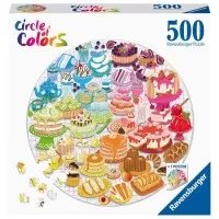 Puzzle cerc desert Ravensburger 500 piese