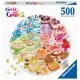 Puzzle cerc desert Ravensburger 500 piese Puzzle cerc desert Ravensburger 500 piese