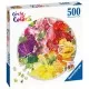 Puzzle cerc fructe si legume Ravensburger 500 piese Puzzle cerc fructe si legume Ravensburger 500 piese