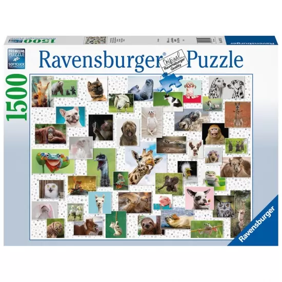 Puzzle colaj cu animale 1500 piese Puzzle colaj cu animale 1500 piese