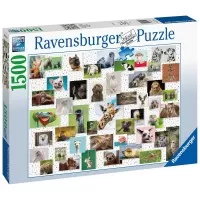 Puzzle colaj cu animale 1500 piese