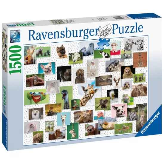 Puzzle colaj cu animale 1500 piese Puzzle colaj cu animale 1500 piese