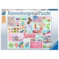 Puzzle colaj dulciuri 500 piese