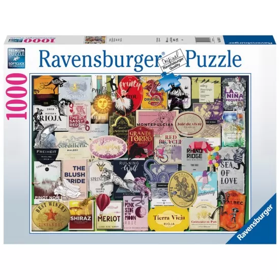 Puzzle colectia etichete de vin 1000 piese Puzzle colectia etichete de vin 1000 piese