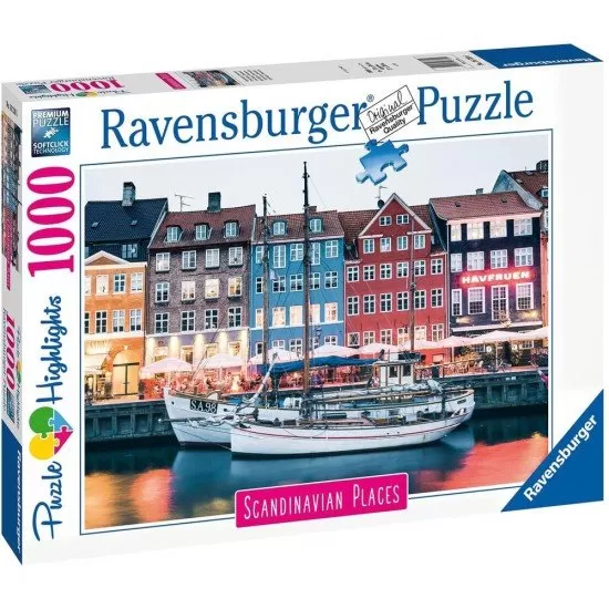Puzzle Copenhaga Danemarca 1000 piese Puzzle Copenhaga Danemarca 1000 piese