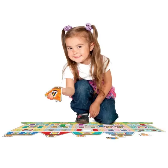Puzzle creeaza-ti propriul cartier 60 piese Puzzle creeaza-ti propriul cartier 60 piese