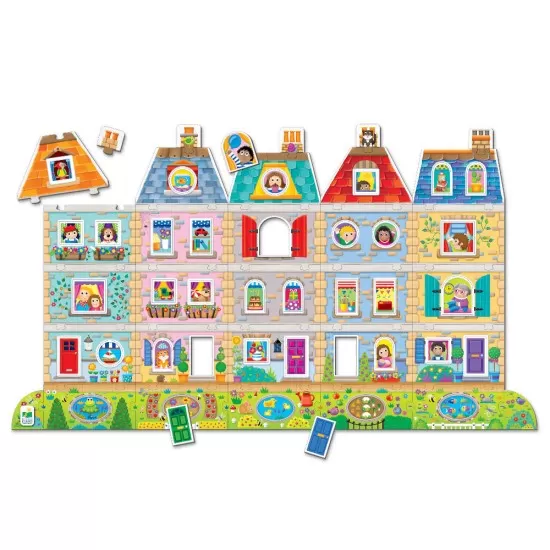 Puzzle creeaza-ti propriul cartier 60 piese Puzzle creeaza-ti propriul cartier 60 piese