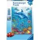 Puzzle delfini si pesti 100 piese Puzzle delfini si pesti 100 piese