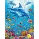 Puzzle delfini si pesti 100 piese Puzzle delfini si pesti 100 piese