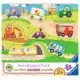 Puzzle din lemn cu vehicule - 8 piese Puzzle din lemn cu vehicule - 8 piese