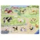 Puzzle din lemn ferma 10 piese Puzzle din lemn ferma 10 piese