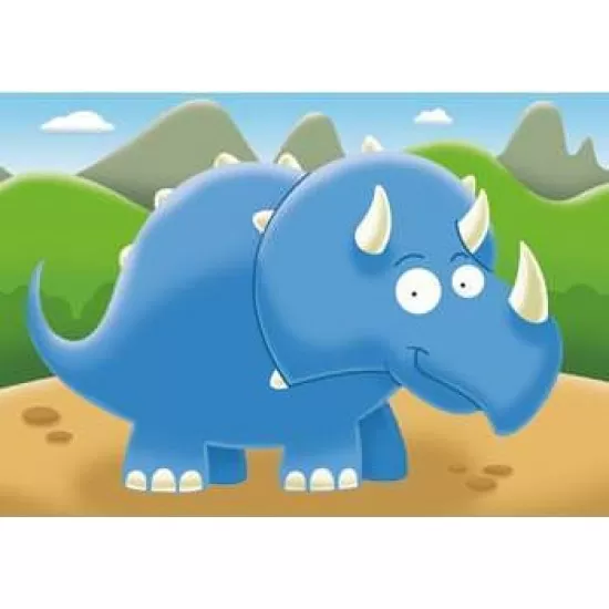 Puzzle Dinozauri - 2/3/4/5 piese Puzzle Dinozauri - 2/3/4/5 piese