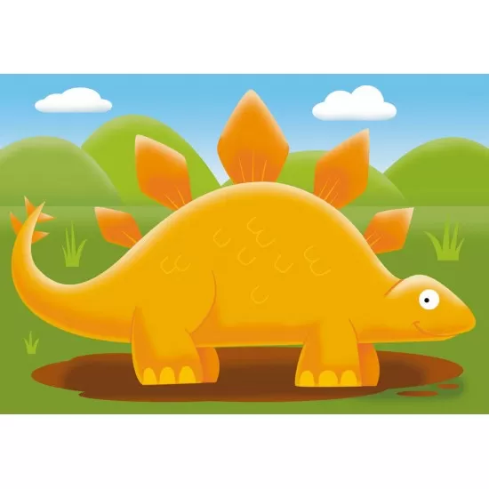 Puzzle Dinozauri - 2/3/4/5 piese Puzzle Dinozauri - 2/3/4/5 piese