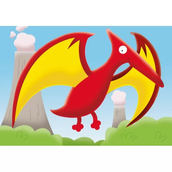 Puzzle Dinozauri - 2/3/4/5 piese Puzzle Dinozauri - 2/3/4/5 piese