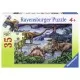 Puzzle Dinozauri - 35 piese Puzzle Dinozauri - 35 piese