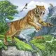 Puzzle Dinozauri - 3x49 piese Puzzle Dinozauri - 3x49 piese