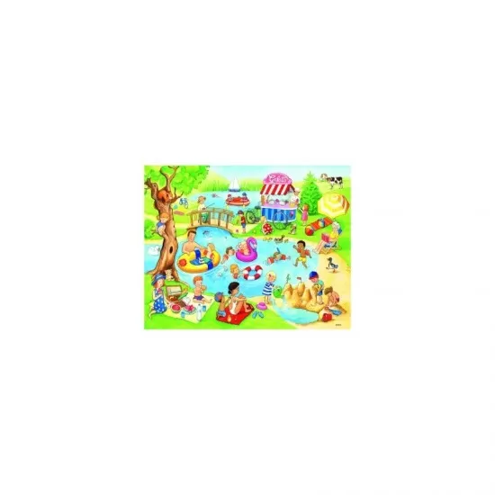 Puzzle distractie la lac 2x24 piese