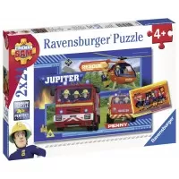 Puzzle Echipa Pompier Sam 2x24 piese