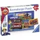 Puzzle Echipa Pompier Sam 2x24 piese Puzzle Echipa Pompier Sam 2x24 piese