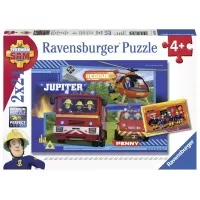 Puzzle Echipa Pompier Sam 2x24 piese