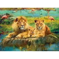 Puzzle familie de lei 500 piese