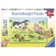 Puzzle Familii animale - 2x12 piese Puzzle Familii animale - 2x12 piese