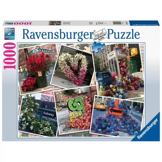 Puzzle flori in New York Ravensburger 1000 piese Puzzle flori in New York Ravensburger 1000 piese
