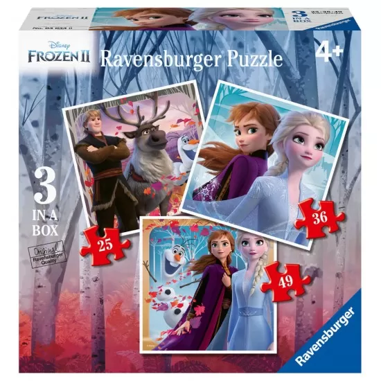 Puzzle Frozen II 25/36/49 piese Puzzle Frozen II 25/36/49 piese