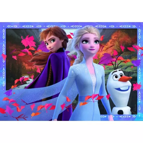Puzzle Frozen II 2x24 piese Puzzle Frozen II 2x24 piese