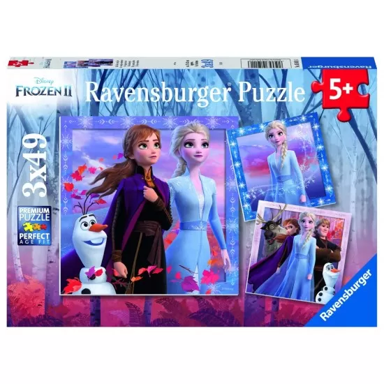 Puzzle Frozen II 3x49 piese Puzzle Frozen II 3x49 piese