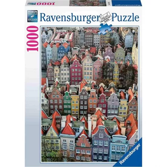 Puzzle 1000 piese Ravensburger - Gdansk Polonia Puzzle 1000 piese Ravensburger - Gdansk Polonia