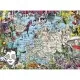 Puzzle Harta Europei 500 piese Puzzle Harta Europei 500 piese