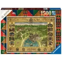 Puzzle harta Hogwarts Harry Potter 1500 piese