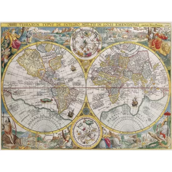 Puzzle Harta istorica - 1500 piese Puzzle Harta istorica - 1500 piese