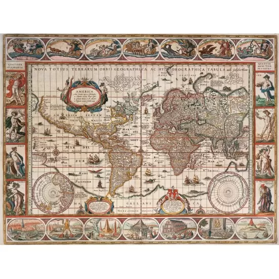 Puzzle Harta lumii 1650 - 2000 piese Puzzle Harta lumii 1650 - 2000 piese