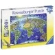Puzzle Harta lumii - 200 piese Puzzle Harta lumii - 200 piese