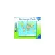 Puzzle Ravensburger 200 piese - Harta lumii Puzzle Ravensburger 200 piese - Harta lumii