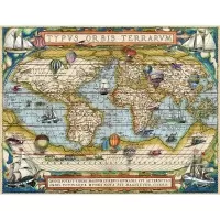 Puzzle harta lumii 2000 piese Ravensburger