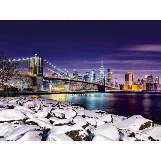 Puzzle 1500 piese Ravensburger - Iarna in New York Puzzle 1500 piese Ravensburger - Iarna in New York