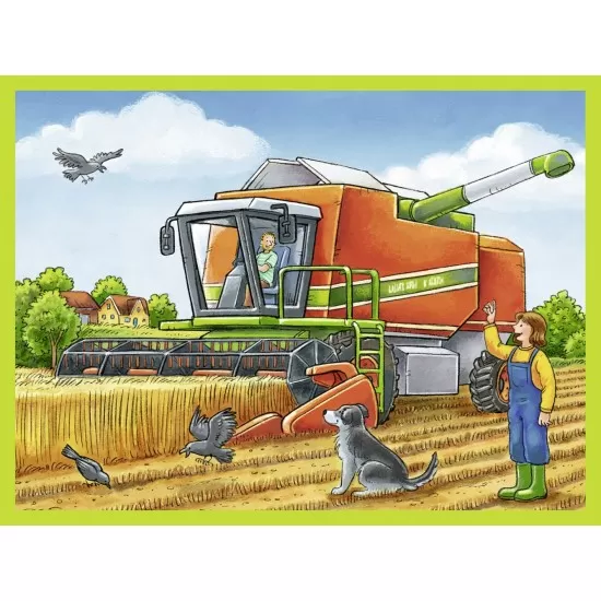 Puzzle in cutie Utilaje 12 piese Puzzle in cutie Utilaje 12 piese
