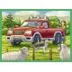 Puzzle in cutie Utilaje 12 piese Puzzle in cutie Utilaje 12 piese