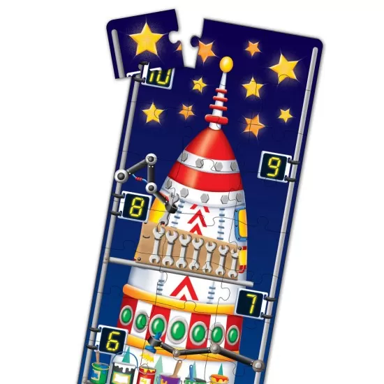 Puzzle inalt de podea 51 piese - Racheta 123 Puzzle inalt de podea 51 piese - Racheta 123