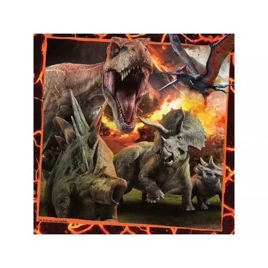 Puzzle Jurassic World 3x49 piese Puzzle Jurassic World 3x49 piese