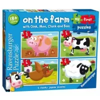 Puzzle La ferma - 2/3/4/5 piese