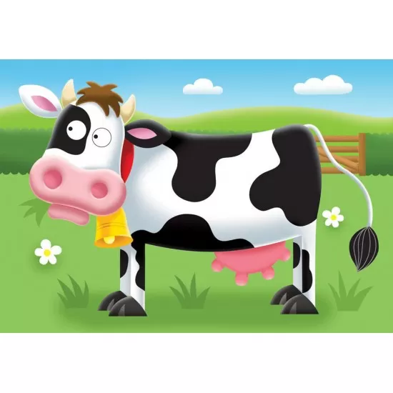 Puzzle La ferma - 2/3/4/5 piese Puzzle La ferma - 2/3/4/5 piese