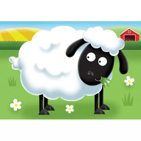 Puzzle La ferma - 2/3/4/5 piese Puzzle La ferma - 2/3/4/5 piese