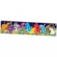 Puzzle lung de podea 51 piese - Dinozauri colorati Puzzle lung de podea 51 piese - Dinozauri colorati