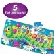 Puzzle lung de podea 50 piese - Omida ABC engleza Puzzle lung de podea 50 piese - Omida ABC engleza