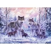 Puzzle Lupi Polari - 1000 piese