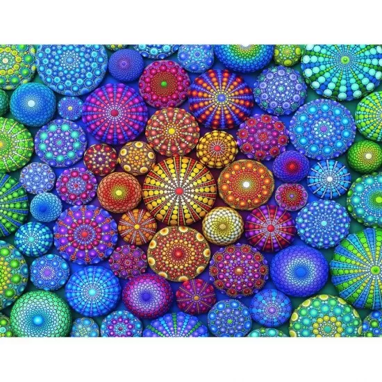 Puzzle mandala curcubeu 2000 piese Ravensburger Puzzle mandala curcubeu 2000 piese Ravensburger